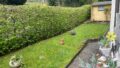 Garten vor Balkon